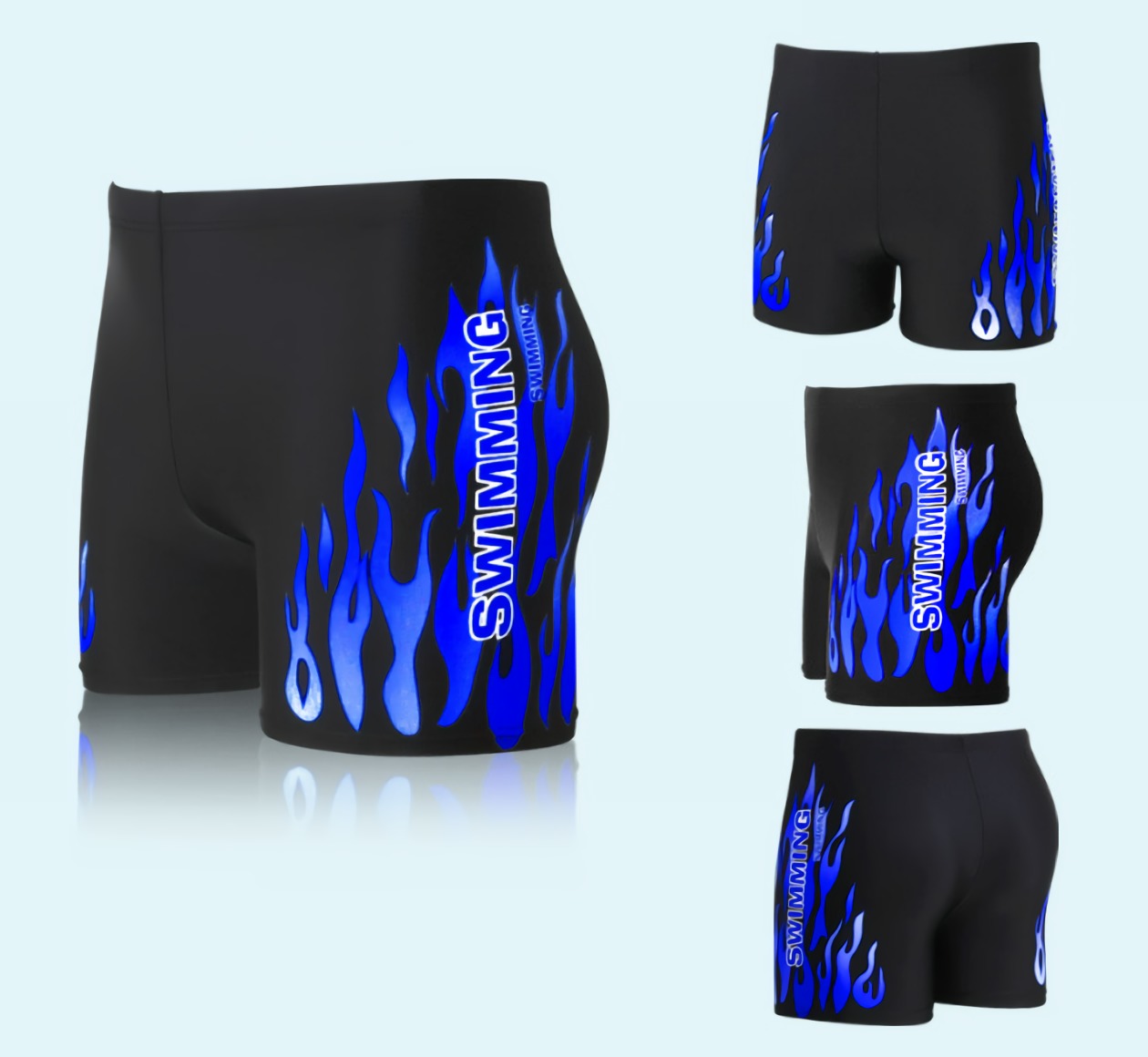 Quần Bơi Nam Thể Thao Swimming KUNBE, Kiểu Dáng Năng Động Khỏe Khoắn Chất Liệu Co Dãn Thoáng Khí Nhanh Khô