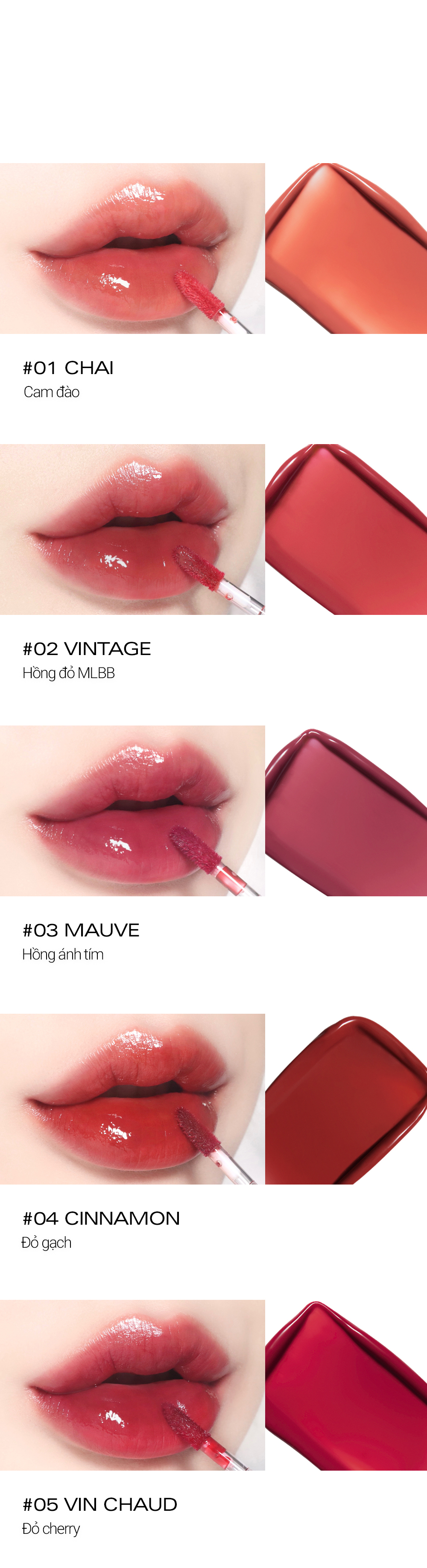 Son Tint Bóng Bbia Glow Lip Tint 3.2g