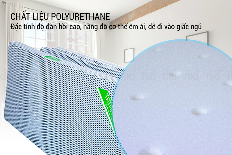 Nệm Cao Su Nhân Tạo TaTaNa Gấp 3