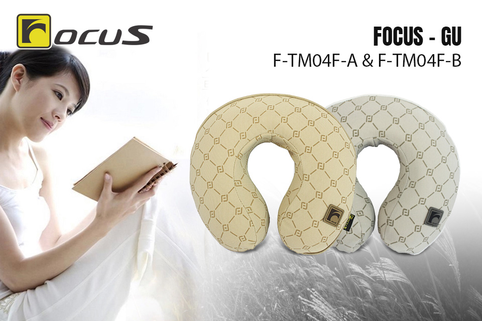 Gối đầu chữ U cao su non FOCUS Gu F-UM01F-B màu xám