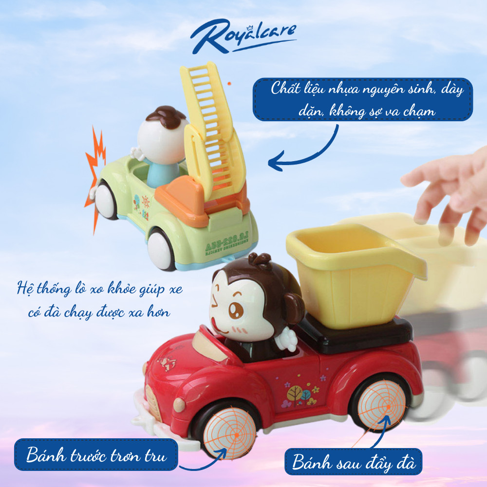 Đồ chơi ô tô đẩy đà ngộ nghĩnh Royalcare - ô tô trớn đà 822-55A
