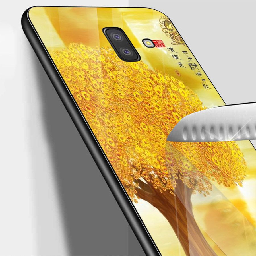 Ốp kính cường lực cho điện thoại Samsung Galaxy J6 PRIME - thần tài kim MS TTKIM050