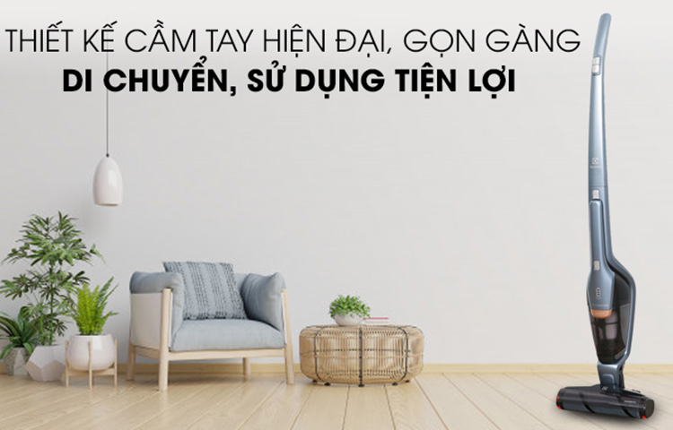 Máy hút bụi không dây Electrolux ZB3411 37.8W - Hàng Chính Hãng