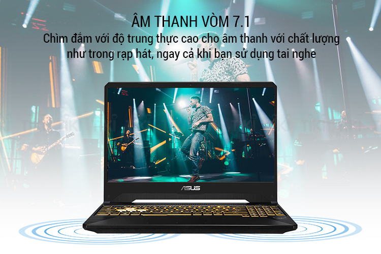 Laptop Asus TUF Gaming FX505GE-BQ049T Core i5-8300H/ Win10 (15.6 FHD IPS) - Hàng Chính Hãng