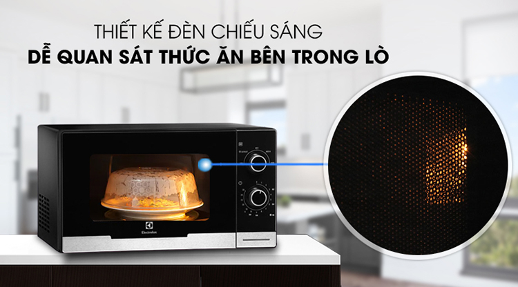 Lò Vi Sóng Electrolux EMM2308X (23 lít) - Đen - Hàng chính hãng