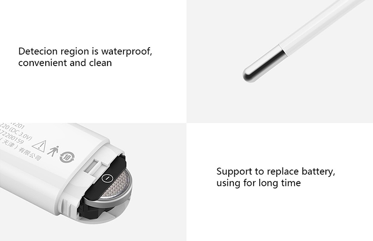 Original Xiaomi MiaoMiaoCe Medical Electronic Thermometer Portable Mouth Oxter Intelligent LCD Screen No Mercury Healthy White