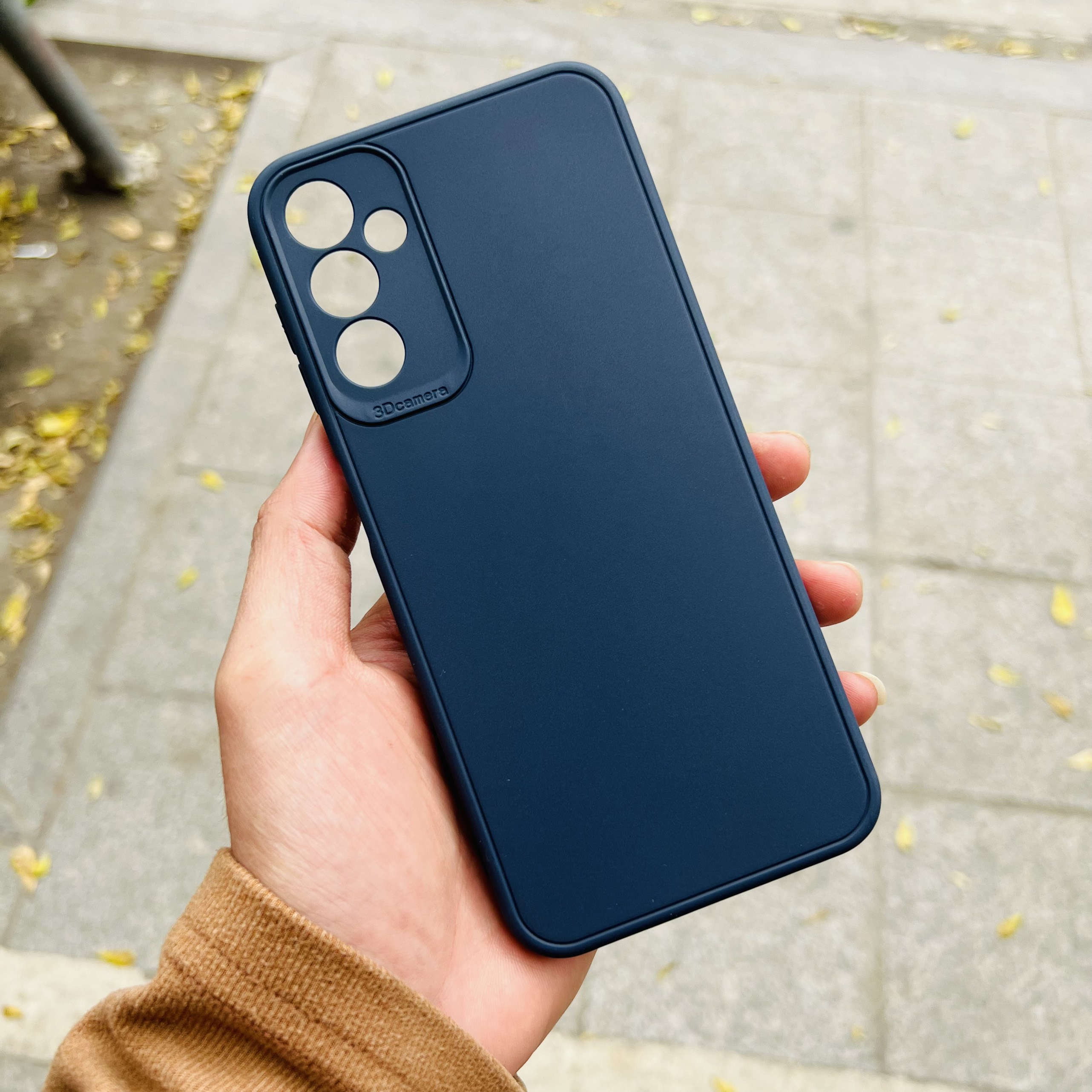 Ốp màu 6D Camera Dành Cho Samsung galaxy A14 5G Cao cấp, chống bám vân tay, không trơn trượt, bảo vệ camera