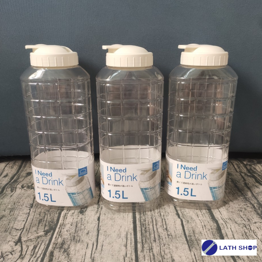 Combo 3 Bình Đựng Nước Lock&Lock HAP812 1,5L (Trắng) - Hàng Chính Hãng