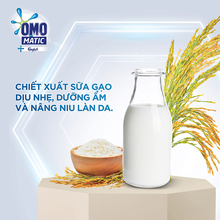 Túi Nước Giặt OMO Dịu Nhẹ Trên Da 2.9kg