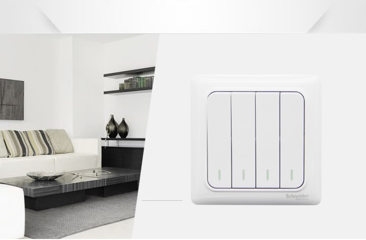 Bộ 4 Công Tắc Điện Schneider Electric Bộ 4 Công Tắc Điện Schneider Electric