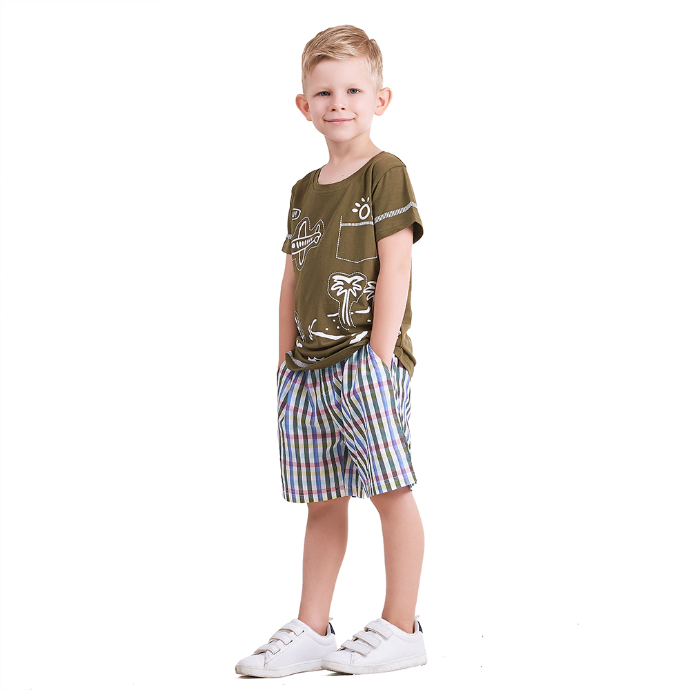 Quần Áo Bé Trai Mùa Hè từ 18-33 kg - MEEJENA Vải 100% Cotton - 617 7