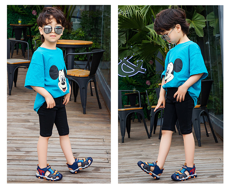 Sandal bé trai siêu nhân spiderman 3 - 12 tuổi năng động và cá tính ST44