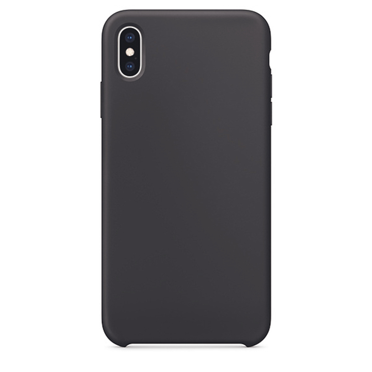 Ốp lưng silicone case cho iPhone X/ XS chống sốc chống bám bẩn có lớp nhung lót mặt trong chống trầy xước điện thoại - Hàng chính hãng