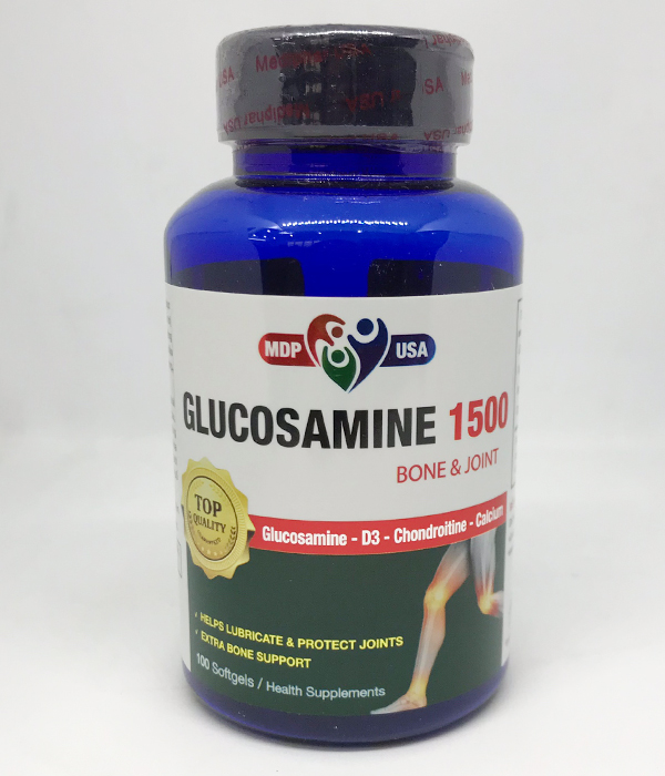 Thực phẩm chức năng cho xương khớp Glucosamine 1500 Softgel MDP - Tăng dịch khớp, phục hồi mô sụn
