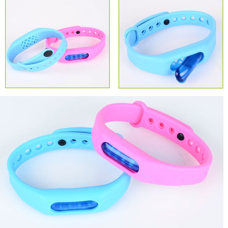 Vòng đeo tay đuổi muỗi, côn trùng chứa tinh dầu thực vật an toàn cho bé