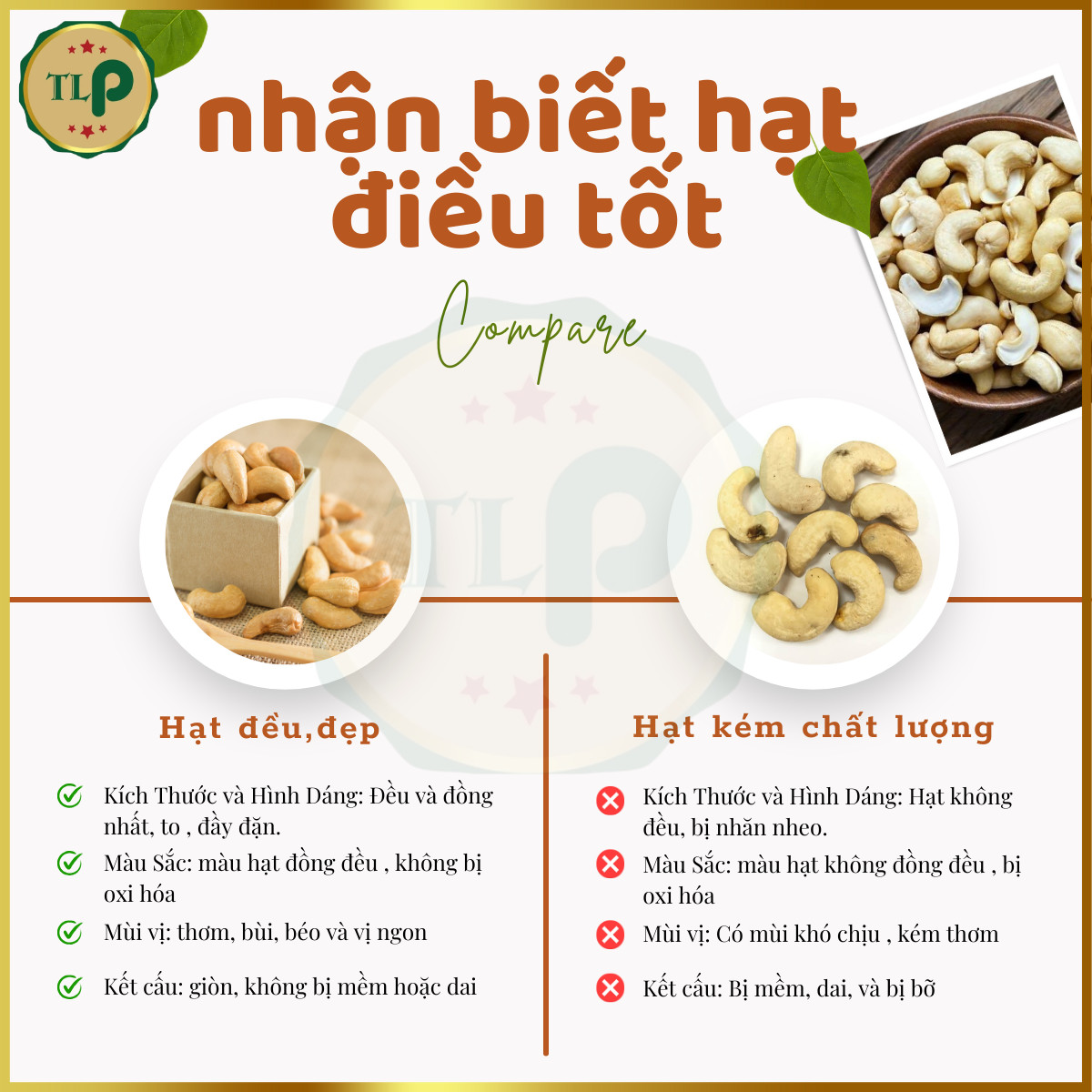 COMBO 2 HŨ HẠT ĐIỀU RANG MUỐI VỠ ĐÔI TÂN LỘC PHÁT (1KG)