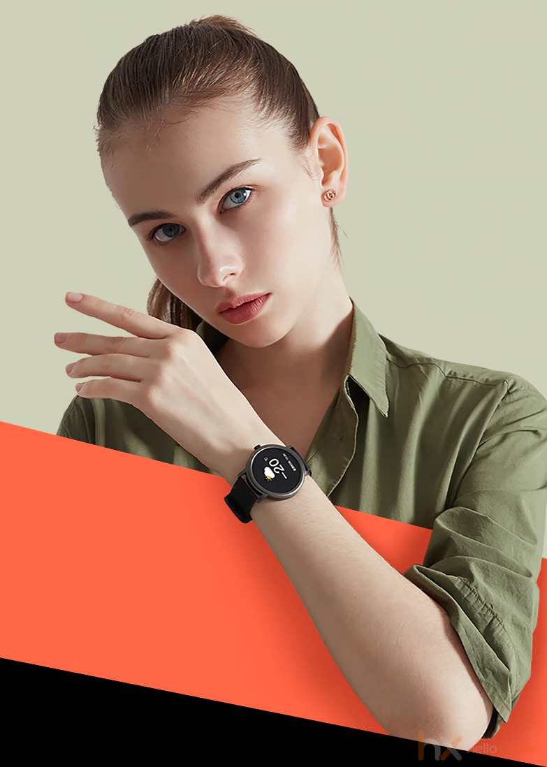 smartwatch Mibro Air, Thiết kế tròn ấn tượng, pin 25 ngày, thiết kế đẹp và thanh lịch với mặt đồng hồ tròn, kích thước 1,28 inch và tỷ lệ màn hình so với thân máy đạt 95%, chuẩn IP68 bảo vệ smartwatch khỏi tác động từ mồ hôi, mưa hay nước