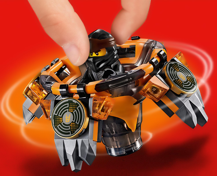Con Quay Lốc Xoáy Đất LEGO 70662