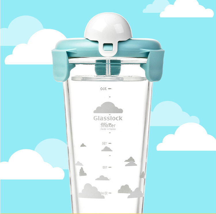 Ly Thủy Tinh Có Nắp Đậy Sanguang Clouds GlassLock PC618-D