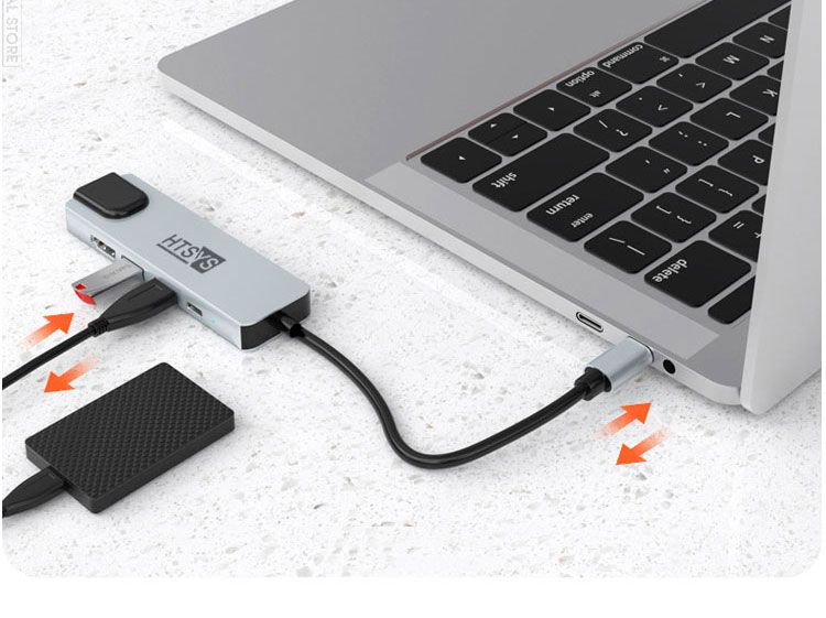 hub usb type c, hub type c ht sys