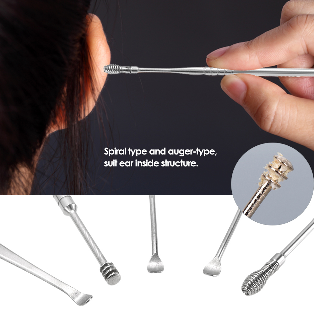 Bộ 5 Dụng Cụ Lấy Ráy Tai Bộ 5 Dụng Cụ Lấy Ráy Tai