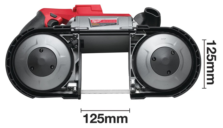 Thân Máy cưa vòng Milwaukee M18 CBS125- 0 (bare)
