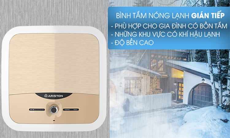 Máy Nước Nóng Gián Tiếp Ariston AN2 30 LUX 2.5 FE-MT (2500W) - Hàng Chính Hãng