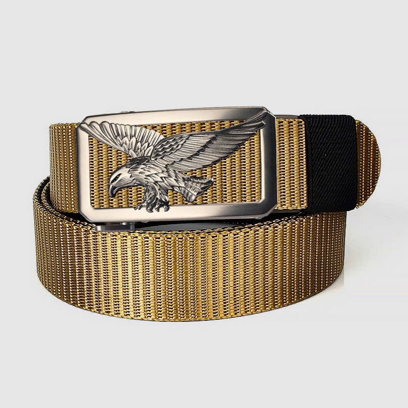 Dây nịt nam, thắt lưng nam dây dù cao cấp bền đẹp khóa đúc đặc tự động tiện lợi mẫu HOT