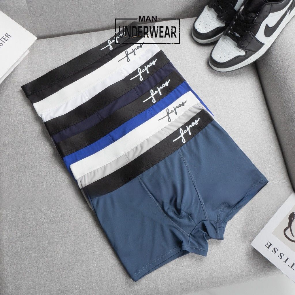 Quần boxer nam, combo quần lót nam cao cấp chất thun lạnh kháng khuẩn co giãn 4 chiều phong cách nam tính - Faapas