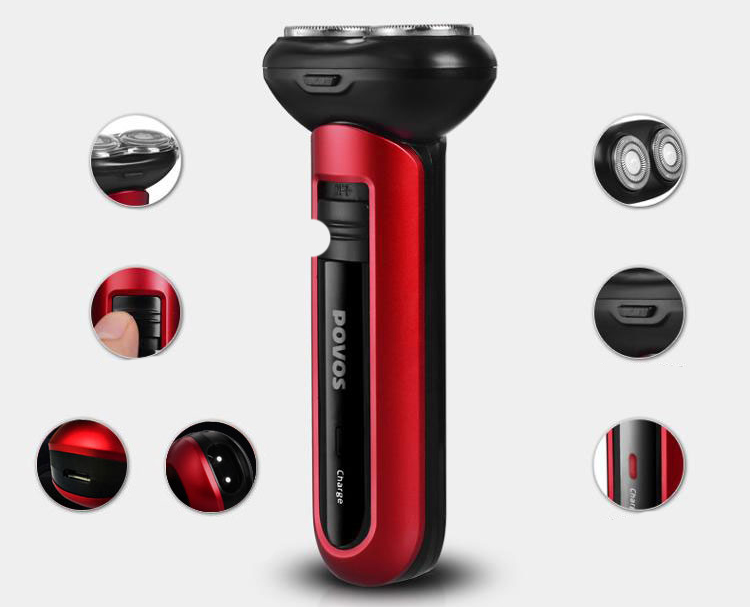 Máy Cạo Râu Điện POVOS PW918
