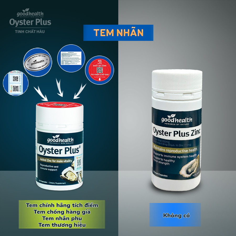 Tinh chất hàu biển Goodhealth Oyster Plus (30/60 viên)
