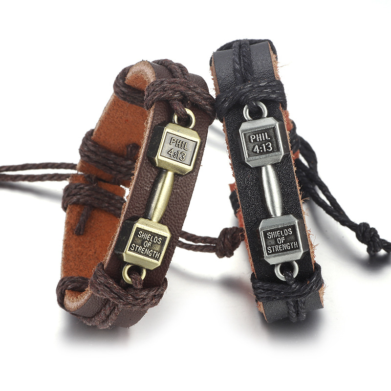 Vòng tay da cho nam