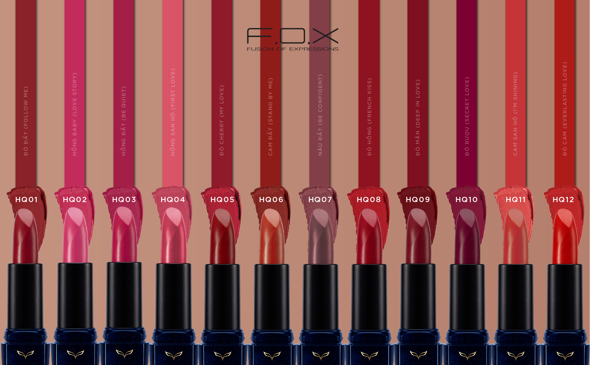 Son Thỏi F.O.X Definitely Lipstick 4g 