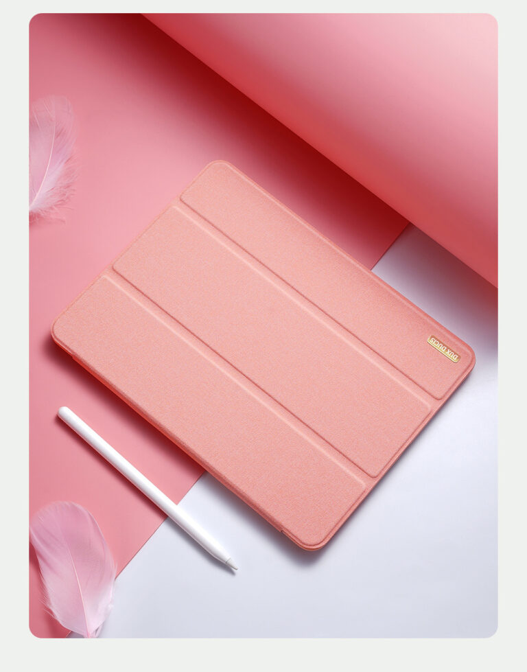 Bao Da Dành Cho iPad Pro 12.9 2020 / 2021 / 2022 Dux Ducis Domo Series Có Khe Cắm Bút, Tự Động Tắt Mở - Hàng Chính Hãng