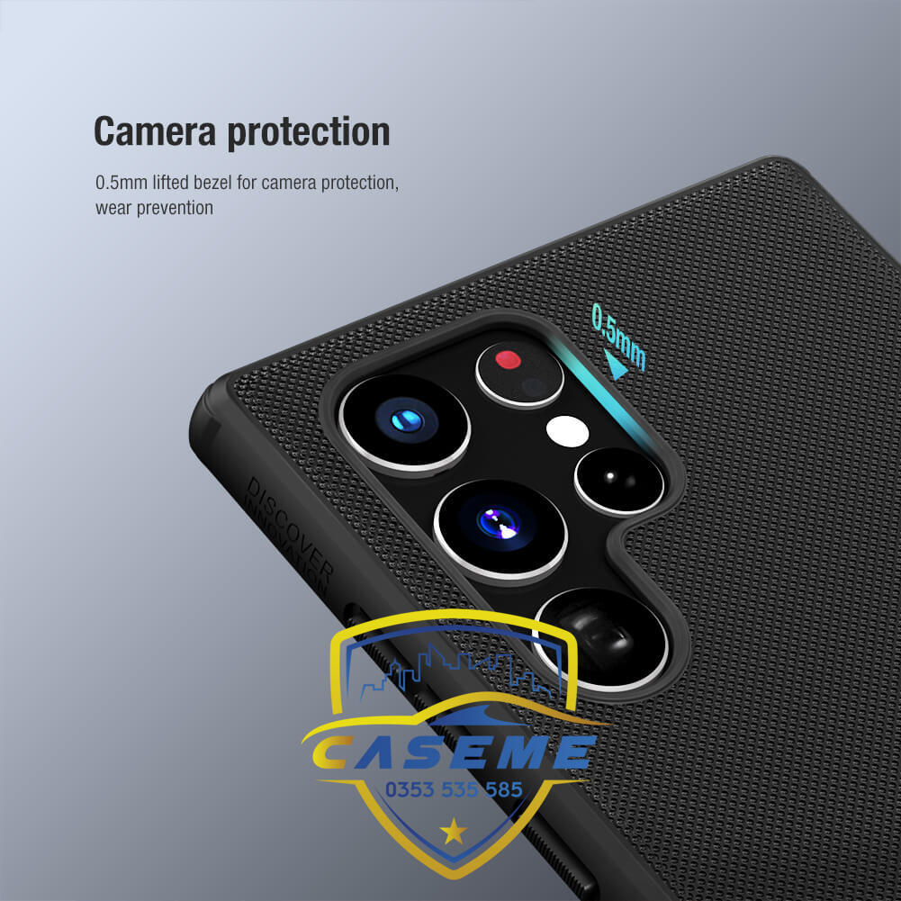 Ốp lưng dành cho Samsung S22 Ultra hàng chính hãng Nillkin dạng sần