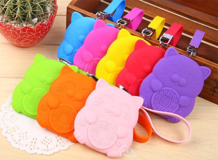 Móc Khóa Ví Mèo Thần Tài