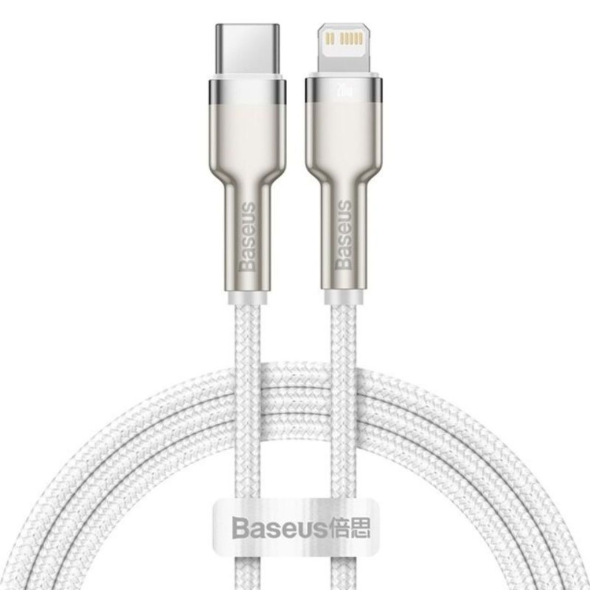 Cáp sạc Baseus Cafule series Metal data cable- CATLJK nhanh Type C to Light-ning 20W  Hàng chính hãng