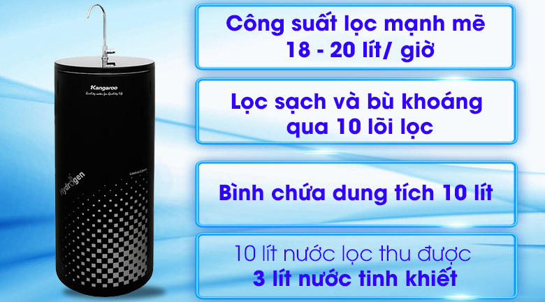 Máy lọc nước Kangaroo KG100HC-Hàng chính hãng