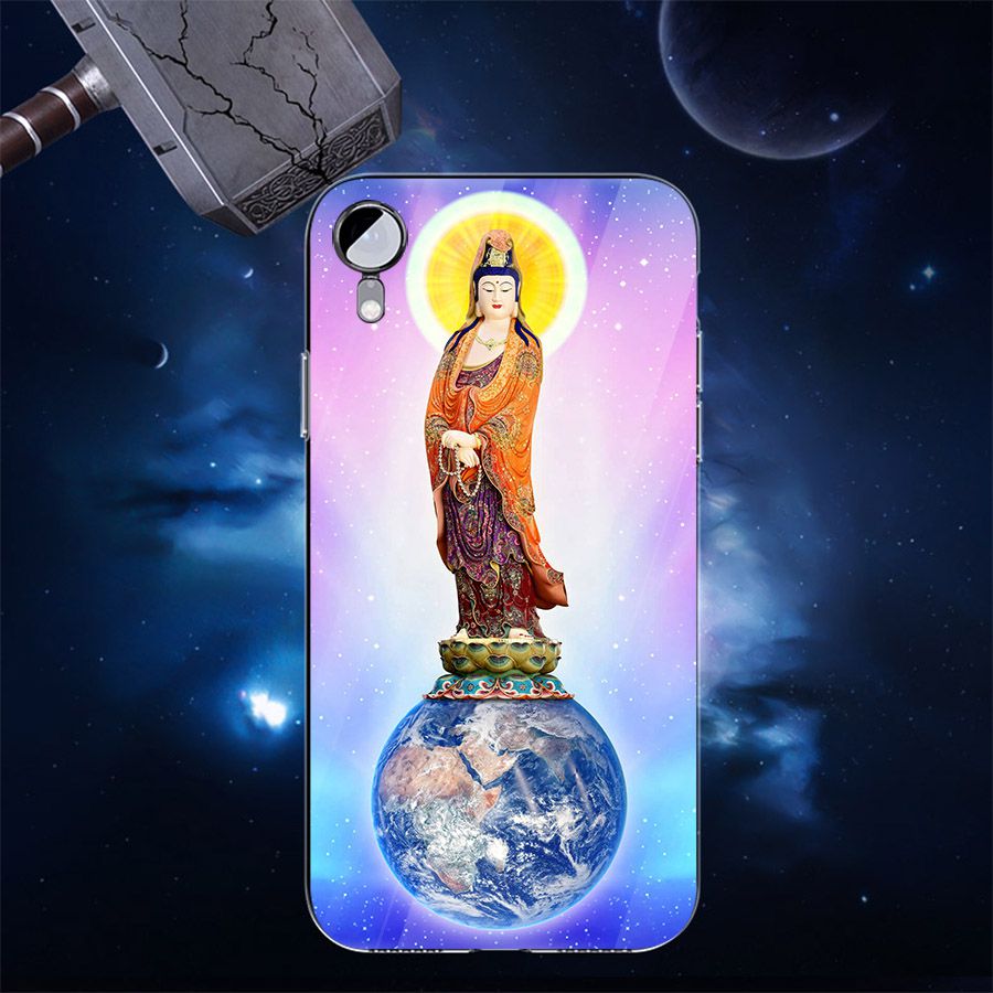Ốp điện thoại kính cường lực cho máy iPhone XS MAX - tôn giáo MS TONGIAO012