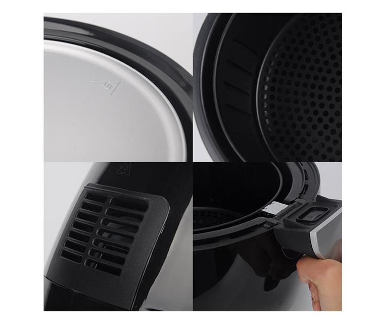 Nồi Chiên Không Dầu LOCK & LOCK ECF-301R - (3.2L) - Đen