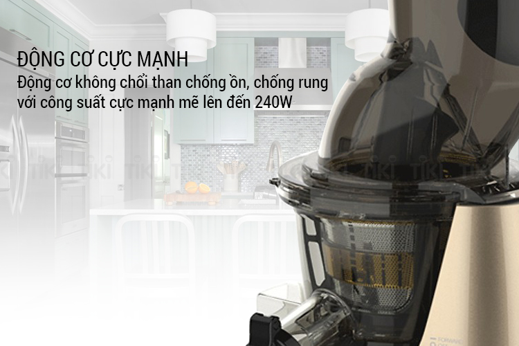 Máy Ép Trái Cây Tốc Độ Chậm Kuvings NS-625CBS2 (400ml) - Vàng