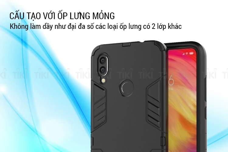 Ốp lưng cho Xiaomi Redmi Note 7 / Note 7 Pro iRon Man PC cứng