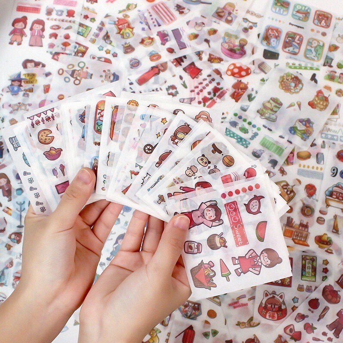 Set sticker xinh dễ thương: \