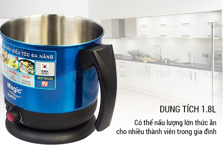 Ca Nấu Siêu Tốc Đa Năng Magic Korea A07 - 1.8L
