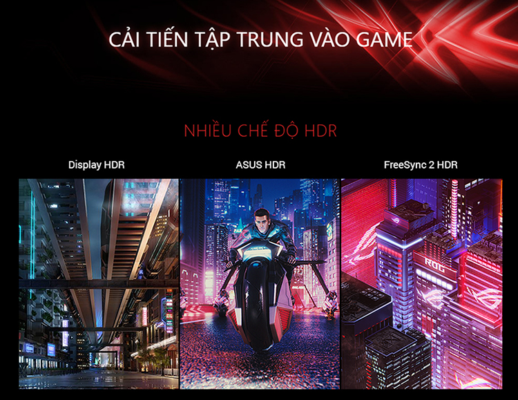Màn Hình Cong Gaming Asus ROG STRIX XG32VQR 32 inch WQHD (2560x1440) 4ms 144Hz FreeSync VA - Hàng Chính Hãng