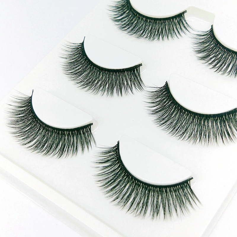 Lông mi giả lông chồn 3 Fashion Eyelashes 3 Faux-Cils 3D 1 bộ 3 cặp