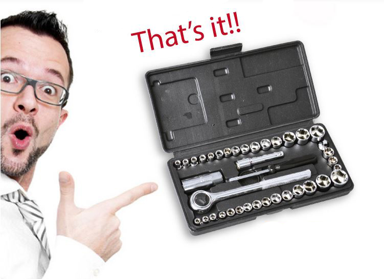 Bộ Dụng Cụ Sửa Xe Máy Tactix Extention 734440