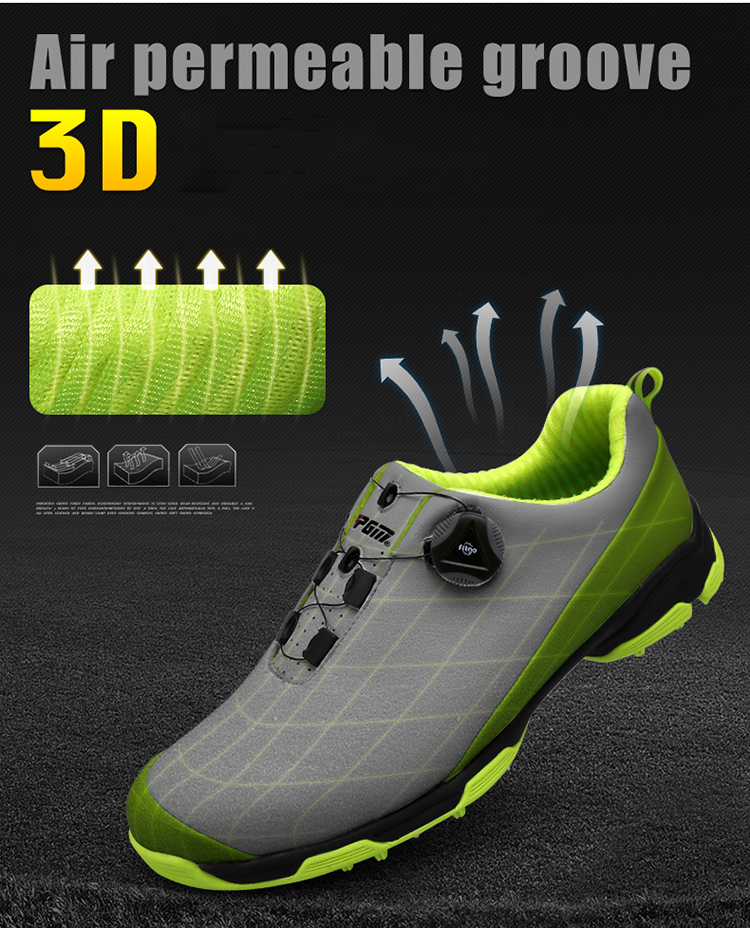 Giày Golf Nam -  PGM Golf Shoes Superfiber Skin XZ090