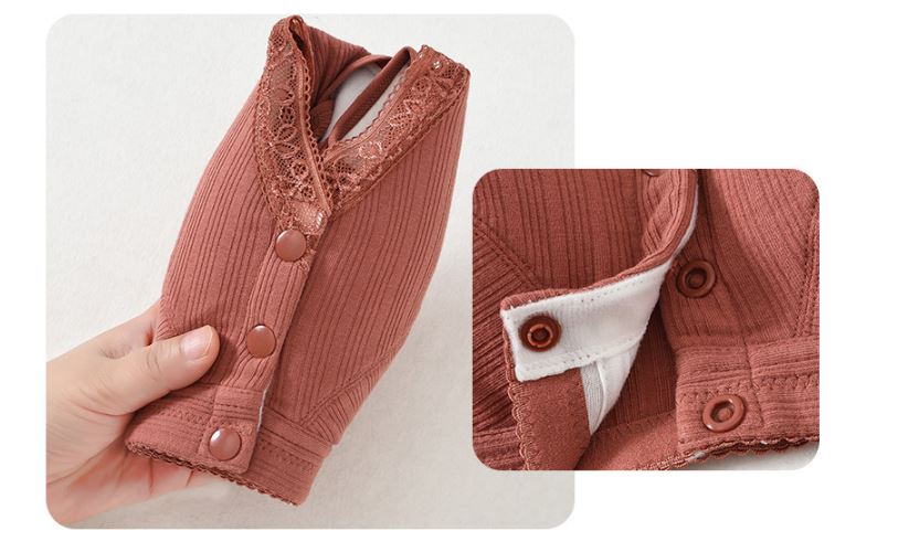 Áo Lót Cho Phụ Nữ Trung Niên Azuno Az400 Cao Cấp Chất Liệu Cotton Không Gọng Nâng Ngực