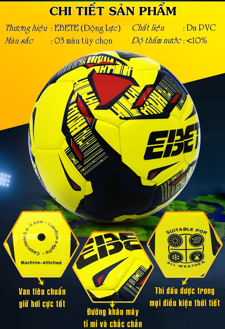 qua bong da dong luc chinh hang size 3 4 5